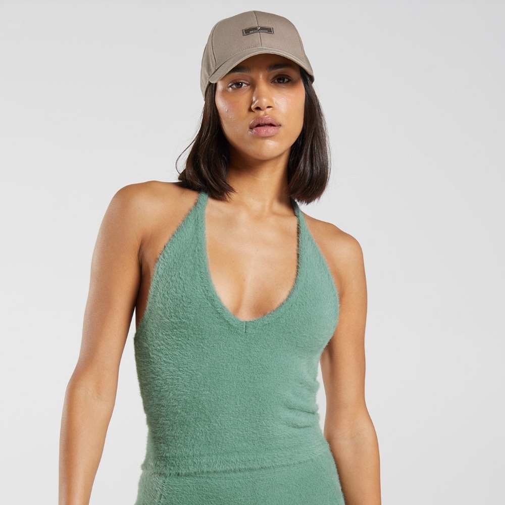 Whitney Simmons x Gymshark Eyelash Knit Halter Top